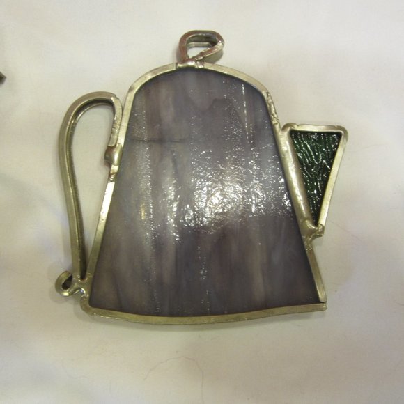 VTG 80'S HANDMADE GLASS SUNCATCHERS, SET OF 7 - Picture 3 of 8